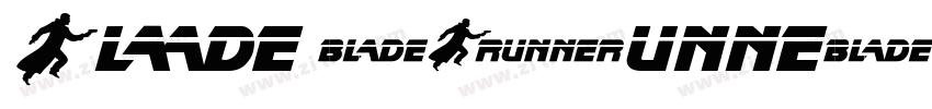 BLADE RUNNER字体转换